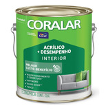 Coral Antimofo Tinta Interior Acrílica Parede Amarelo Canário 3 6l