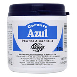 Corante Em Pó Alimentício Arcolor 100g Azul