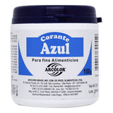 Corante Em Pó Alimentício Arcolor 100g Azul