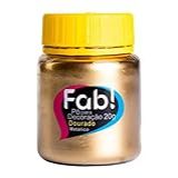 Corante Em Pó Dourado Para Decoração Fab 20 Gramas
