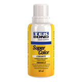 Corante Liquido P Tintas Super Color Amarelo 50 Ml Tek Bond