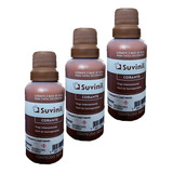 Corante Líquido Tinta Suvinil Bisnaga Kit 3 Unid Castanho
