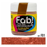 Corante Tinta Pó P pintar E Confeitaria Acobreado Cintilante