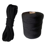 Corda 3 5mm Multiuso Rolo 140mt Camping Horta Agro Clip Tela