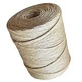 CORDA BARBANTE FIO DE SISAL LASIS 2 9MM COM 50MT ARTESANATO Natural