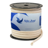 Corda Cordão Fio 6mm Cru Algodão 20m Macramê Artesanato