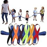 Corda De Caminhada Infantil Corda De Caminhada Colorida Para Pré Escola Escola Crianças Ao Ar Livre Alças Coloridas Para Manter As Crianças Calmas E Alinhadas Alça Para 12 Crianças 2 Professores Azul