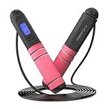 Corda De Pular Corda De Pular Velocidade Multifun Com Contador De Calorias Corda De Pular De Contagem Digital Ajustável Com Rolamentos De Esferas E Lembrete De Alarme Para Fitness Crossfit