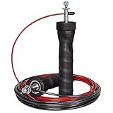 Corda De Pular Speed Rope Profissional Com Rolamento Targ Me Academia Cross Funcional Preto 