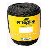 Corda De Seda Pet Preta 8mm Rolo 240m Trançada Arteplas