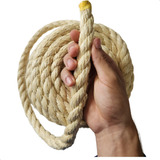 Corda De Sisal 16mm Natural 25m Artesanato