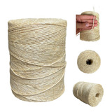 Corda De Sisal 2mm 500 Mts Fio Natural Artesanato Decoração