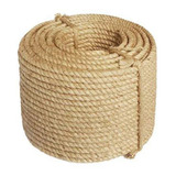 Corda De Sisal 8mm Natural Decoração Artesanato 25 Metros