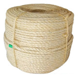 Corda De Sisal Natural 10mm Rolo 50mts Resistente Arranhador