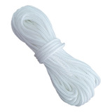 Corda De Varal De Teto Resistente Antimofo 40 Metros 4mm Cor Branco
