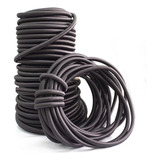 Corda Elástica 12mm Polipropileno 10 Metros Resistente Preta