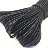 Corda Elástica 5mm Preta 100mts Roliço Multiuso Extensor