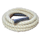 Corda Naval Crossfit Sisal Funcional Rope Natural 32mm X 10m