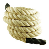 Corda Naval Sisal 32mm 7 Mt Exercicio Funcional E Rope Climb