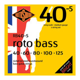 Corda Para Baixo 5 Cordas Rotosound Roto Bass Rb40 5 040 125