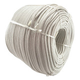 Corda Poliester Amarrar Carga Caminhão 8mm X 120 Mts Branca