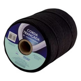 Corda Pp 2mm Preto Polipropileno 100 Virgem Trançada Top Nf