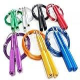 Corda Pular Aço Crossfit 3m Rolamento Speed Profissional Roxo