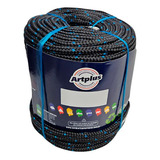 Corda Seda Arteplas Preta azul 12mm 105m