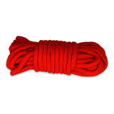 Corda Shibari Rope Para Bondage 100 Algodão 5mt Vermelho