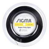 Corda Sigma Super Poly Spin 17l 1 25 Mm Preta 200 Metros