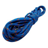 Corda Trançada 100 Poliester Seda 8mm X 50 Mts Multiuso