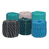 Corda Trançada 6mm X150 Metros Rolo De Corda Carga Amarração