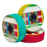 Corda Trançada 6mm X150 Metros Rolo De Corda Carga Amarração