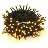 Cordão 100 Led Morno 8 Funções 127v 110v