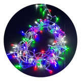 Cordão 100 Leds Pisca 8 Funções 10m Uso Externo Cor Das Luzes Colorido Rgb 110v