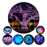 Cordão 100 Leds Pisca 8 Funções 9m Uso Externo Cor Das Luzes Colorido Rgb 127v
