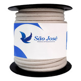Cordão 6mm São Jose 20m 100 Algodão Cru Trançado Com Alma