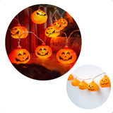 Cordão Abobora Pisca Halloween Decoração Dia Das Bruxas