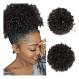 Cordão Afro Puff Sintético Rabo De Cavalo Encaracolado