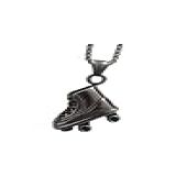 Cordão Corrente Com Pingente Em Aço Inox Patins Patinação