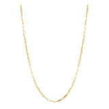 Cordão Corrente Elo Quadrado Grossa 60cm Ouro 18k 750 Maciça