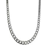 Cordão De Aço Inox Corrente 70cm Grumet 6mm Inoxidável Antialergico Cor Prata