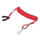 Cordão De Chave De Interruptor De Parada Do Motor Ignição Do Motor De Popa Interruptor De Parada De Emergência Para Chave De Cordão De Corda Gancho De Clipe De Corda De Ignição Para Todas As Séries