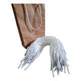 Cordão De Nylon Para Sacola 5 1 33 Cm Com Ponteira Branco