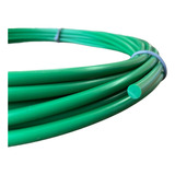 Cordão De Pu Correia Redonda Pu Verde 5mm 10 Metros