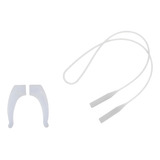 Cordão De Silicone Para Óculos Infantil Com Trava Gancho Kit