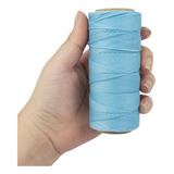 Cordão Encerado 1mm Fio Cordone Azul Bebê 100 Metros Brx