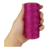 Cordão Encerado 1mm Fio Cordone Beterraba 100 Metros Brx