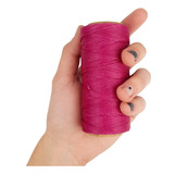 Cordão Encerado 1mm Fio Cordone Beterraba 100 Metros Nybc Cor Beterraba
