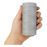 Cordão Encerado 1mm Fio Cordone Prata 100 Metros Brx